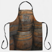 Houten Whiskey Barrels Biervaten Fotografisch Schort (Voorkant)