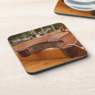 Houten zeilboot Boom W Yoke Bier Onderzetter