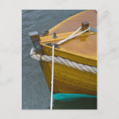 Houten Zeilboot in Water Briefkaart (Voorkant)