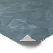 Houten zeilboot in water poster (Hoek)