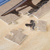 Houten zonnebank legpuzzel (Zijkant)