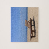 Houten zonnebank legpuzzel (Verticaal)