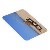 Houten zonnebank magneet (Rechterzijde)