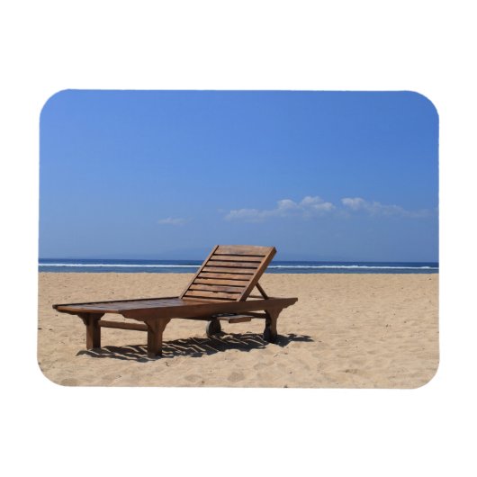 Houten zonnebank magneet (Horizontaal)