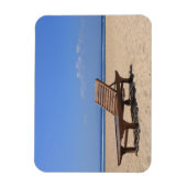 Houten zonnebank magneet (Verticaal)