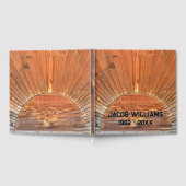 Houten Zonnestraal Ontwerp Herdenkingsdienst Gastenboek (Volledig)