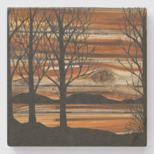 Houten Zonsondergang