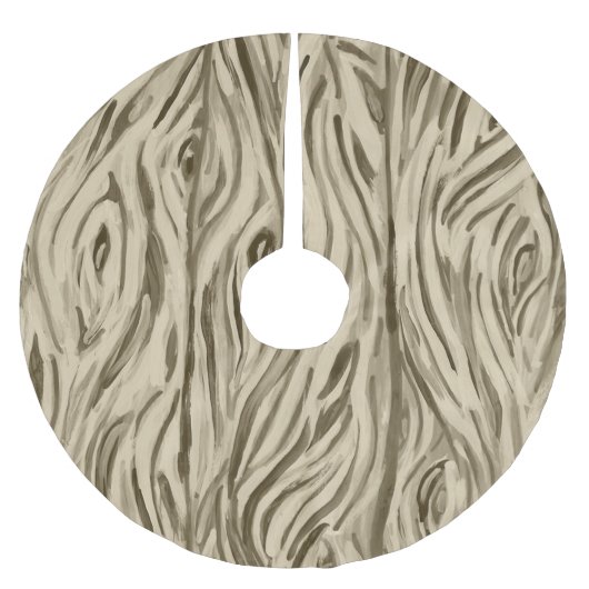 Houtengraan Board Franse eikenhouweel Kerstboom Rok (Voorkant)