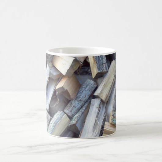 houtenlappen koffiemok (Center)