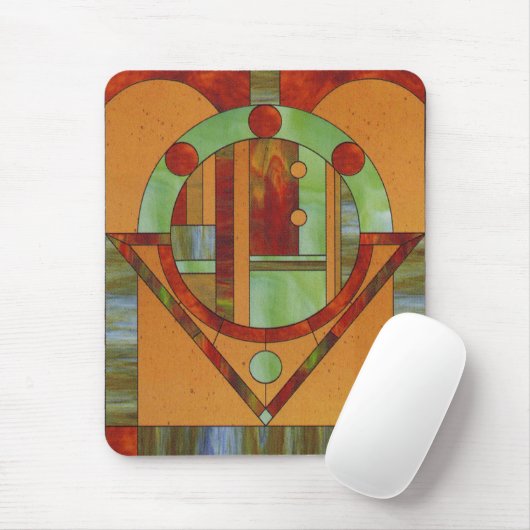 Houtenmozaïek Muismat (Met muis)