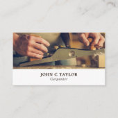 Houtenplank, timmerhout, timmerhout visitekaartje (Voorkant)