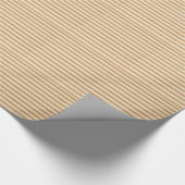 Houtenplankstrepen Cadeaupapier (Hoek)