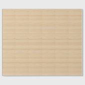 Houtenplankstrepen Cadeaupapier (Vlak)