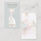 Houtenreinigingsservice Bokeh Spray Bottle Visitekaartje (Voorkant / Achterkant)