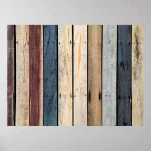 Houtextextuur achtergrond, textuur, hout, ruggr poster