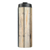 Houtextextuur achtergrond, textuur, hout, ruggr thermosbeker (Voorkant)