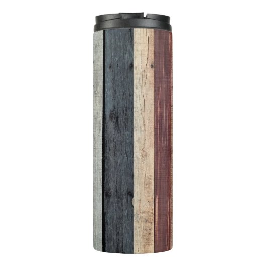 Houtextextuur achtergrond, textuur, hout, ruggr thermosbeker (Achterkant)