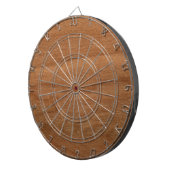 Houtextuur Dartbord (Voorkant Rechts)
