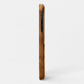 Houtextuur Patroon Metaalplaat Case-Mate iPhone Case (Achterkant/links)