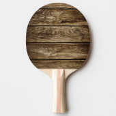 houtextuur tafeltennisbatje (Voorkant)