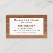 Houtextuur Visitekaartje (Achterkant)