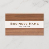 Houtextuur Visitekaartje (Voorkant)