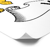 Houtfamiliekust Poster (Hoek)