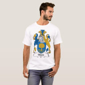 Houtfamiliekust T-shirt (Voorkant volledig)