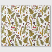 Houtflora en fauna 2 cadeaupapier (Vlak)