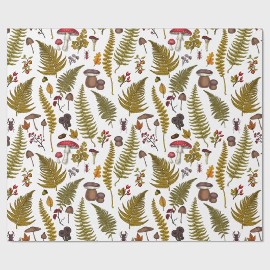 Houtflora en fauna 2 cadeaupapier (Vlak)