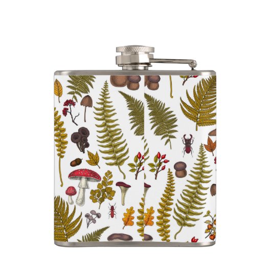 Houtflora en fauna 2 heupfles (Achterkant)