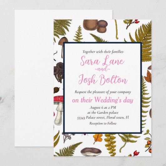 Houtflora en fauna 2 kaart (Voorkant / Achterkant)