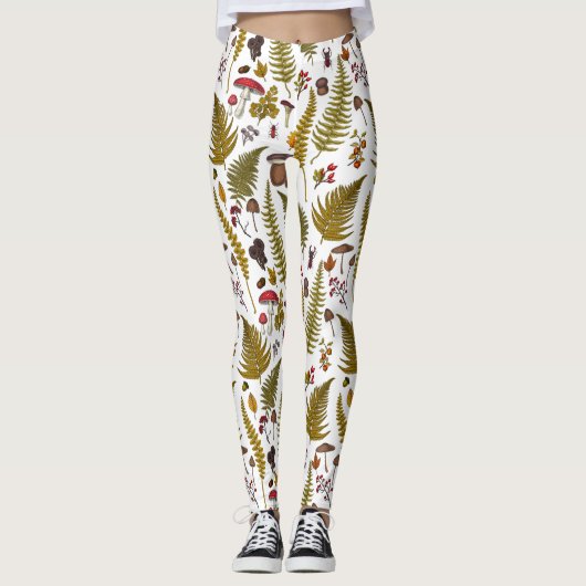 Houtflora en fauna 2 leggings (Voorkant)
