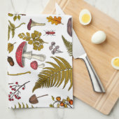 Houtflora en fauna 2 theedoek (Quarter Fold)