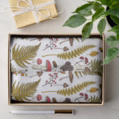 Houtflora en fauna 2 tissuepapier (Geschenk)