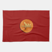 Houtgeit Ram Chinees jaar Zodiac Kitchen Towel Theedoek (Horizontaal)