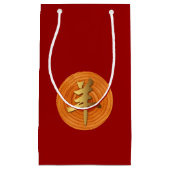 Houtgeit Ram Chinees Jaar Zodiac Small Gift Bag Klein Cadeauzakje (Voorkant)