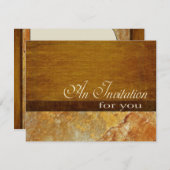 Houtgestone Business Executive Retirement 4.5x5.5 Kaart (Voorkant / Achterkant)