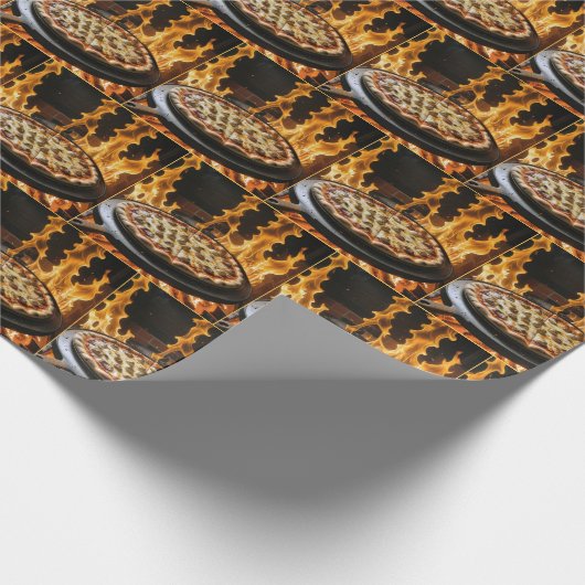 houtgestookte pizza cadeaupapier (Hoek)