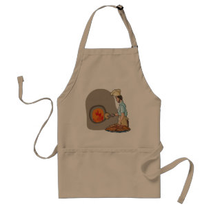 Houtgestookte Pizza Oven Chef Standaard Schort