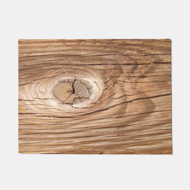 Houtgraan Knothole Doormat Deurmat (Voorkant)
