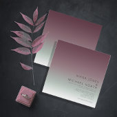 Houtgradiënt bruiloft Burgundy Mist ID741 Kaart