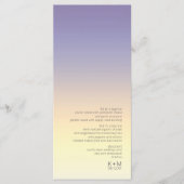 Houtgradiënt bruiloft Indigo Sunset ID741 Menu (Voorkant)
