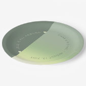 Houtgradiënt bruiloft Lentemweide ID741 Papieren Bordje (Gekanteld)