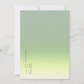 Houtgradiënt bruiloft Lentemweide ID741 Save The Date (Voorkant)