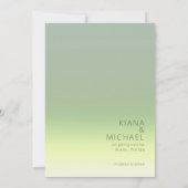 Houtgradiënt bruiloft Lentemweide ID741 Save The Date (Achterkant)