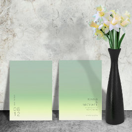 Houtgradiënt bruiloft Lentemweide ID741 Save The Date