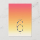 Houtgradiënt Weddentafel Hot Summer ID741 Kaart (Voorkant)