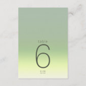 Houtgradiënt Weddentafel Lenteweide ID741 Kaart (Achterkant)