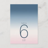 Houtgradiënt-weduwentabel Pruiszische hemel ID741 Kaart (Achterkant)